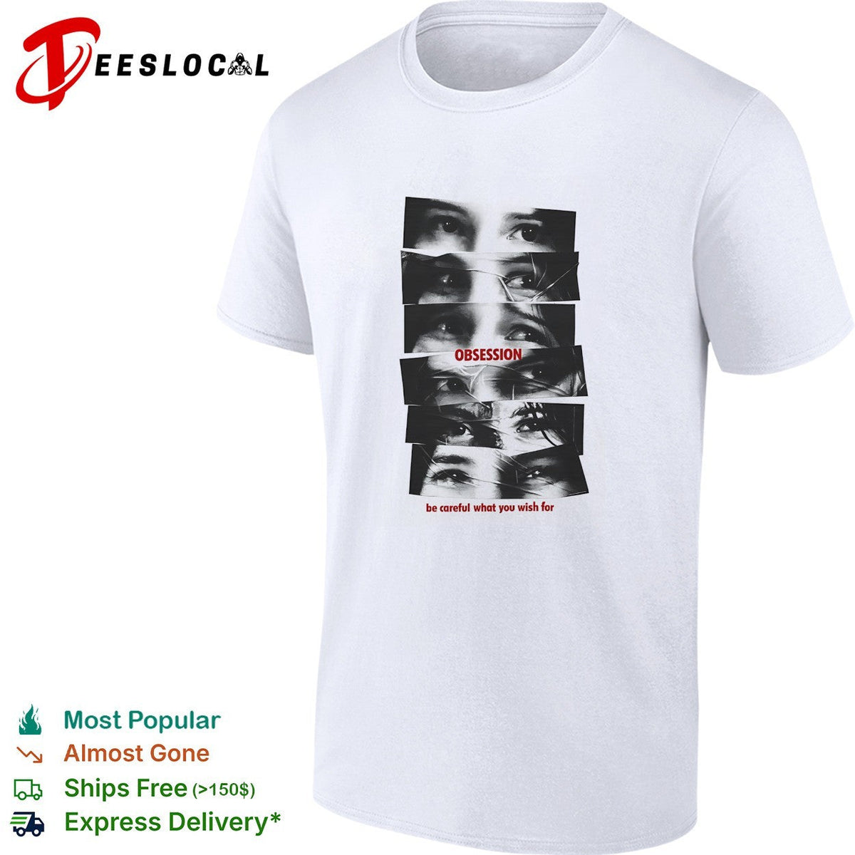 Obsession be careful what you wish for Winona Ryder Girl Interrupted horror shirt Unisex
