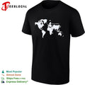 Ocean of dreams world map shirt Unisex