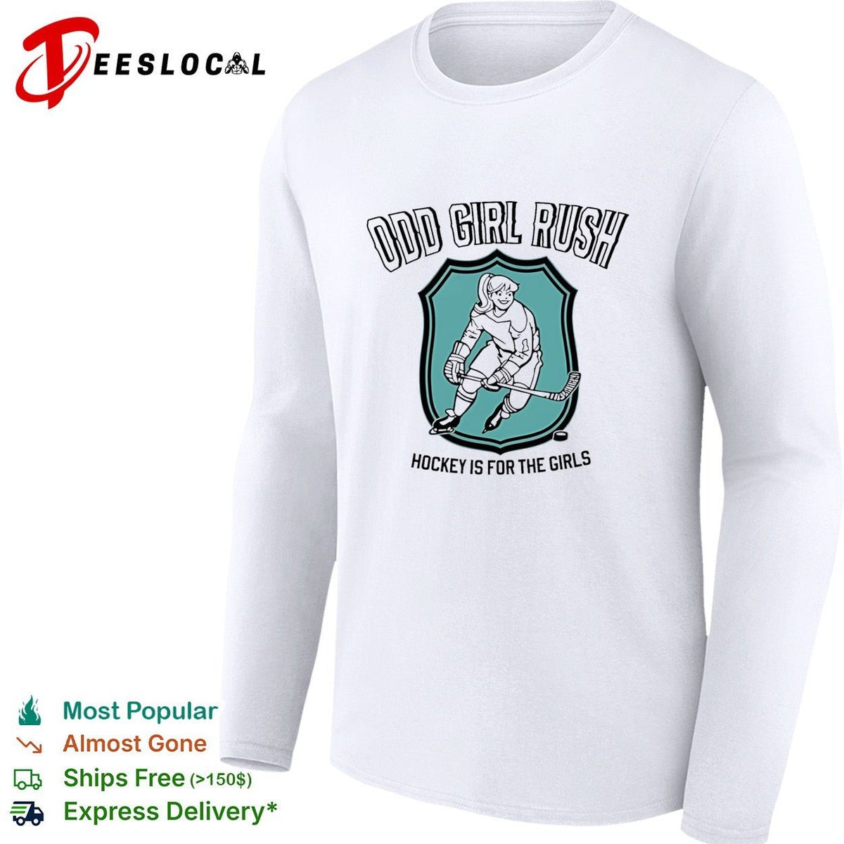 Odd Girl Rush Hockey Is for the Girls shierd shirt Unisex