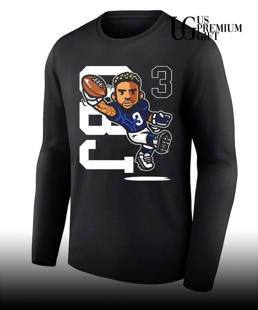 Odell Beckham Jr. player New York Giants Football toons catch shirt Unisex