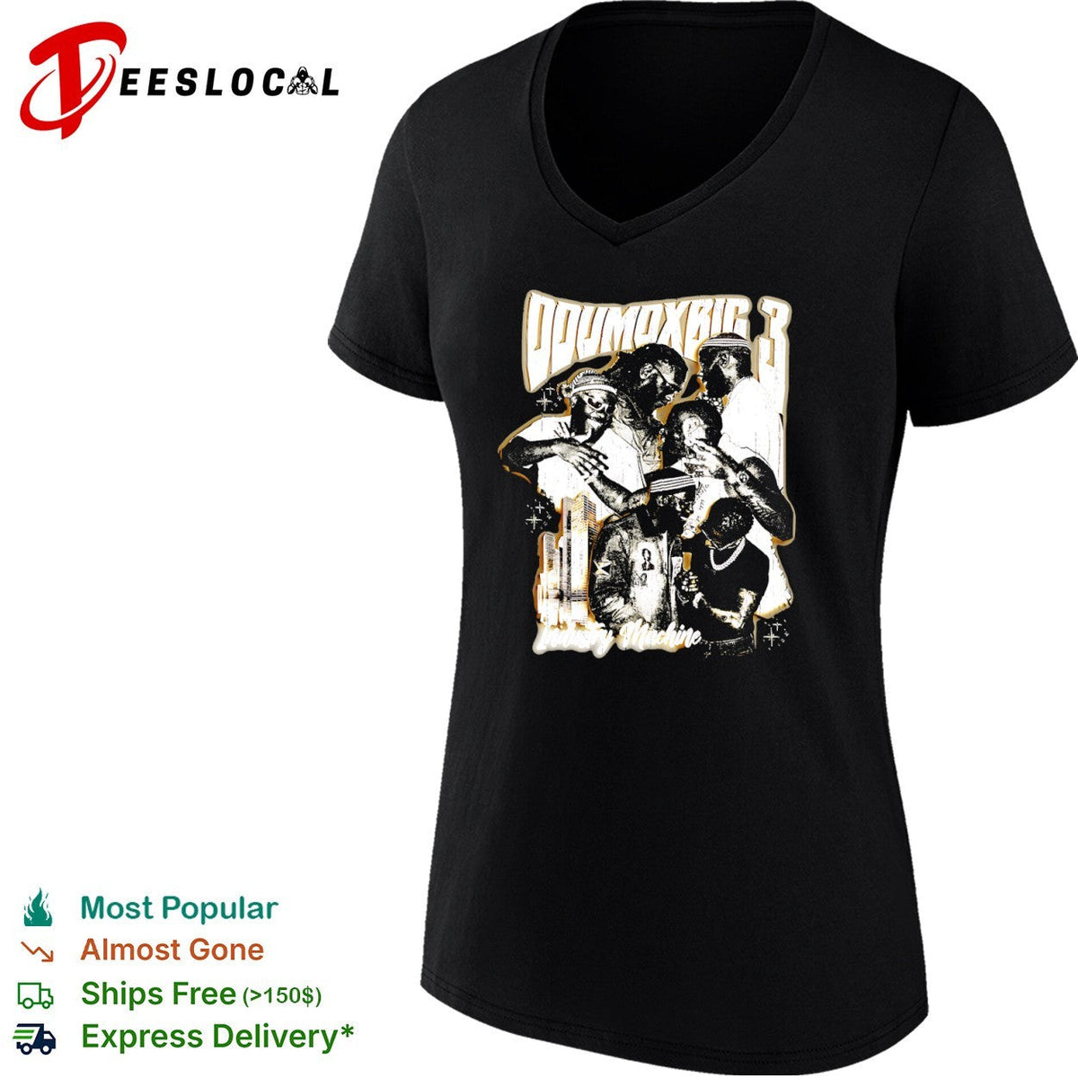 Odumodublvck 3 industry machine artist collage shirt Unisex