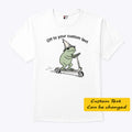 Off To Commit Frog Custom Text T Shirt Unisex