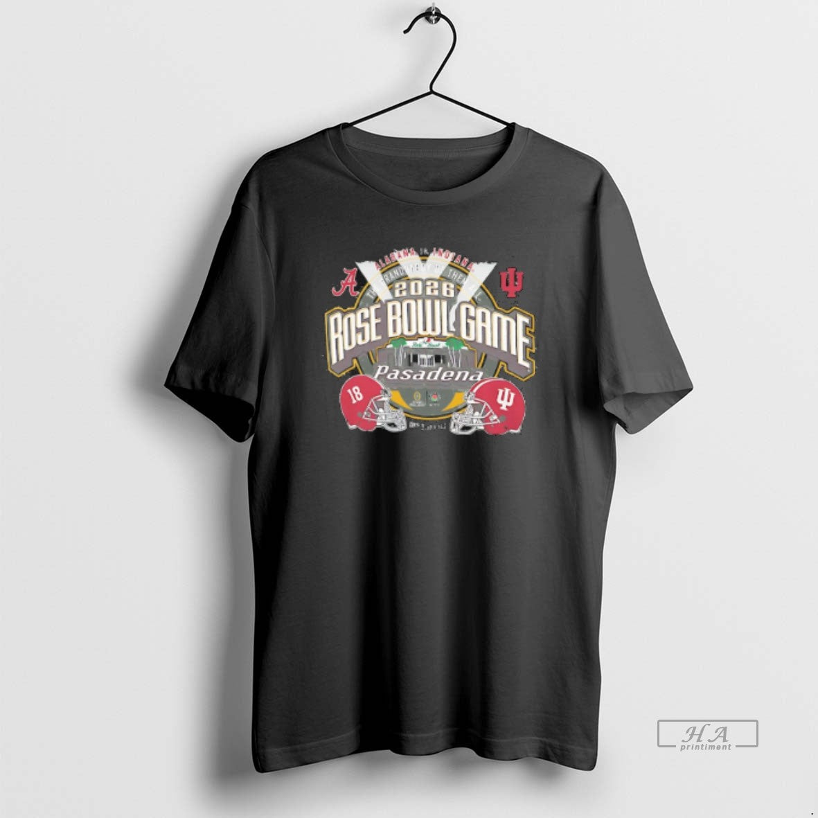 Official Indiana Vs Alabama Football 2026 Rose Bowl Head To Head Stadium Unisex