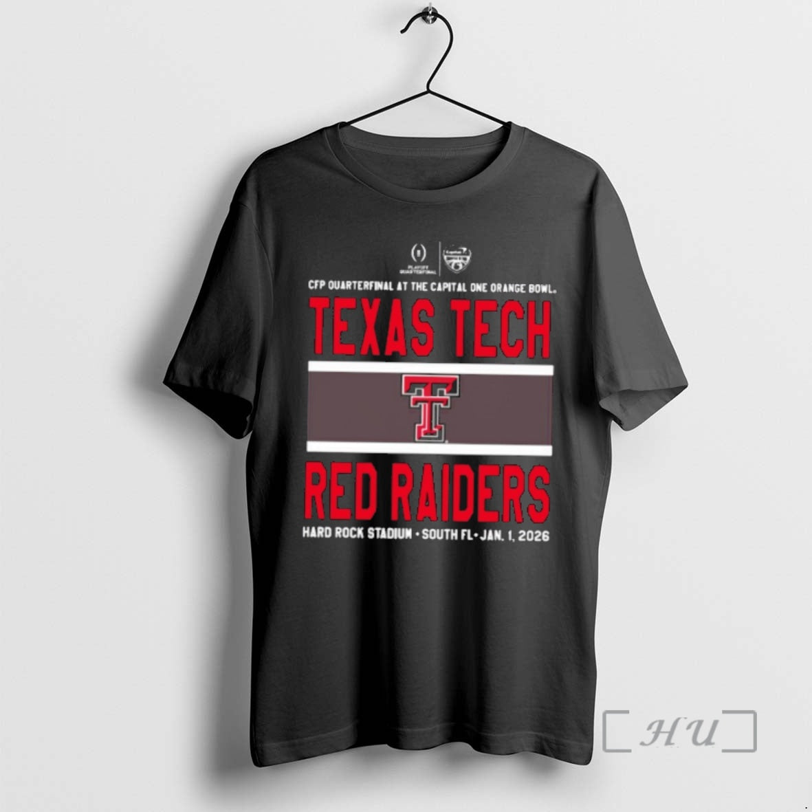Officials Texas Tech Football 2026 Cfp Quarterfinal Capital One Orange Bowl Premium T Shirts Sweater