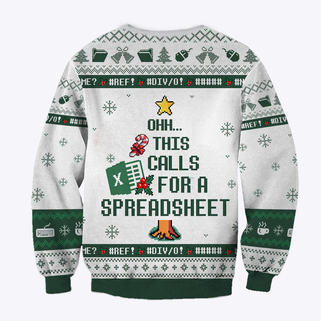 Ohh This Calls For A Spreadsheet Christmas Unisex