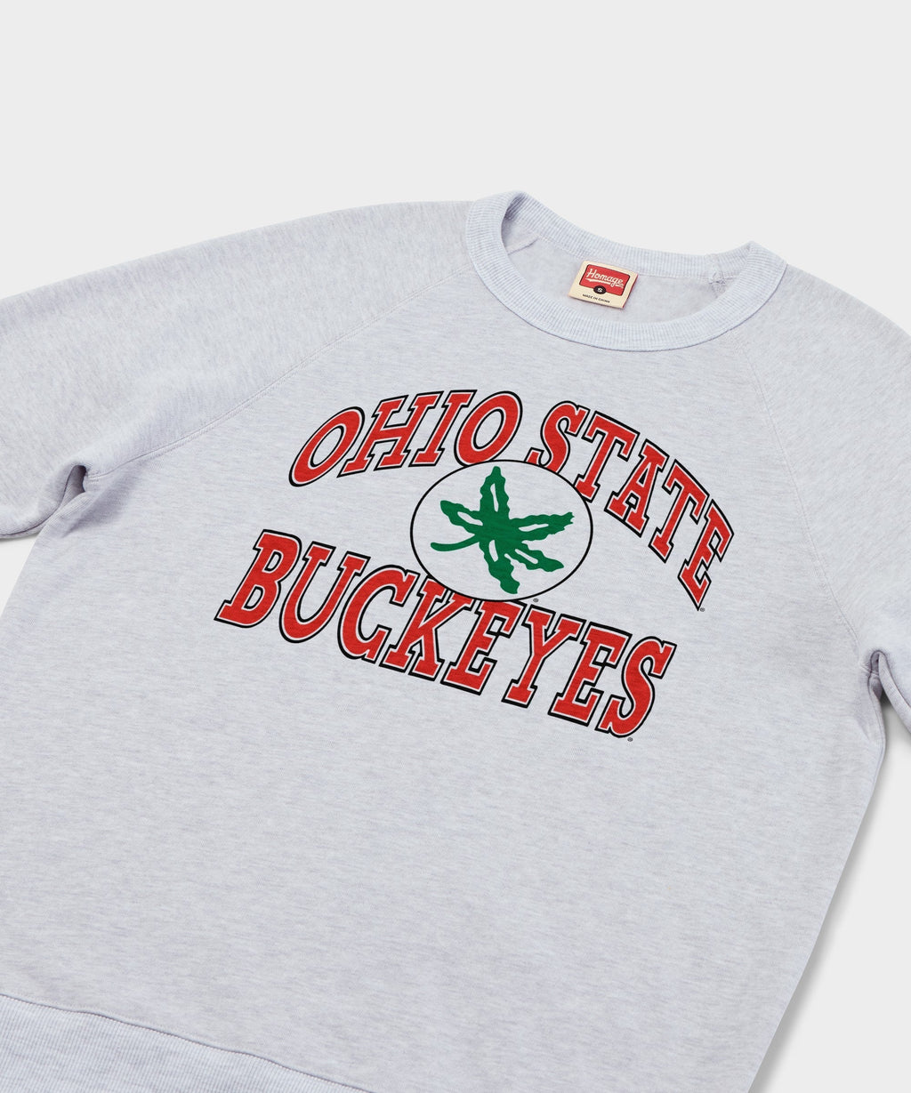 Ohio State Buckeye Leaf Arch Crewneck Unisex