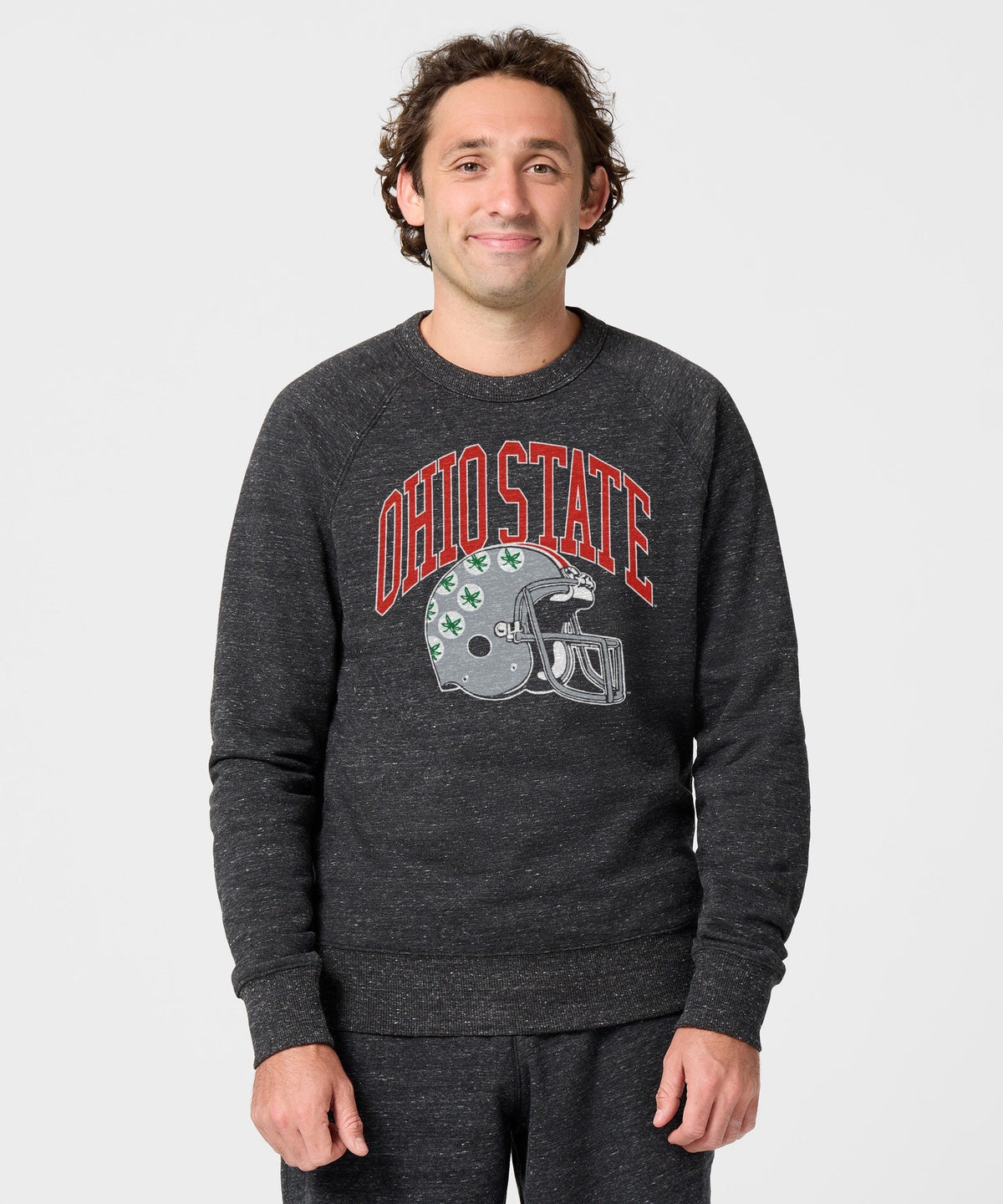 Ohio State Helmet Retro Crewneck Unisex