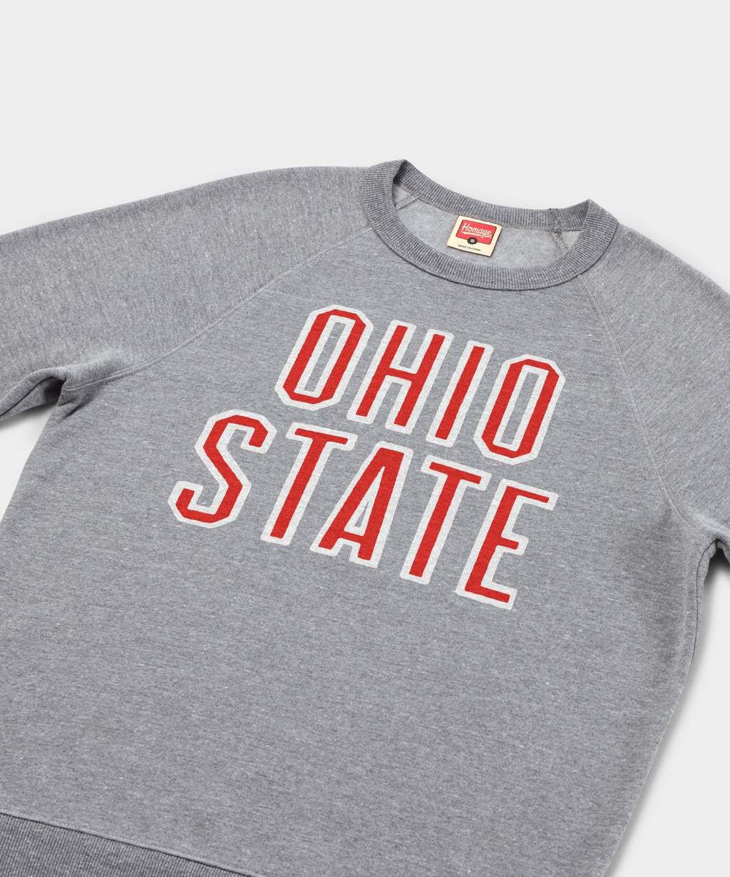 Ohio State Vintage Block Crewneck Unisex