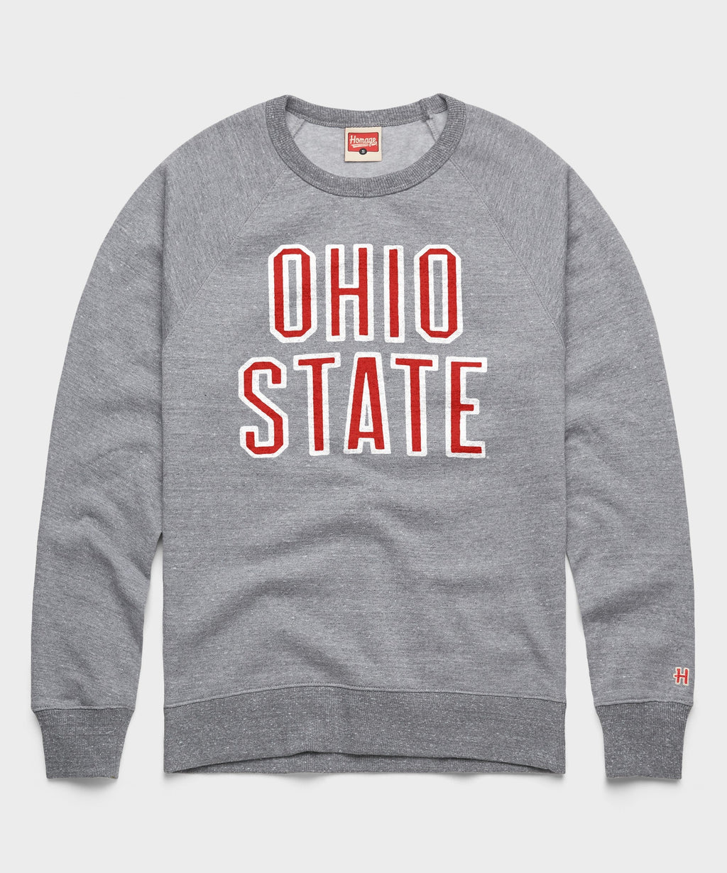 Ohio State Vintage Block Crewneck Unisex