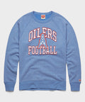 Oilers Football Arch Crewneck Unisex