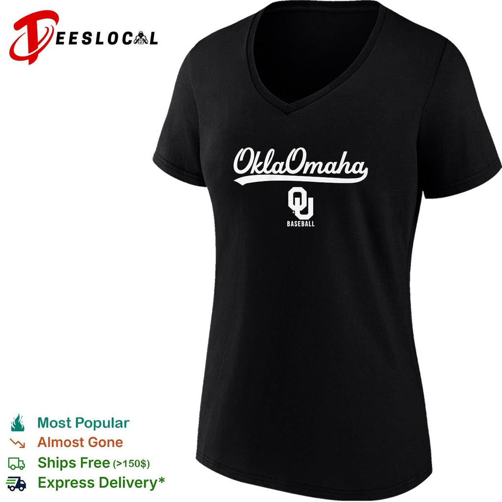OklaOmaha Oklahoma Sooners baseball College World Series graphic shirt Unisex