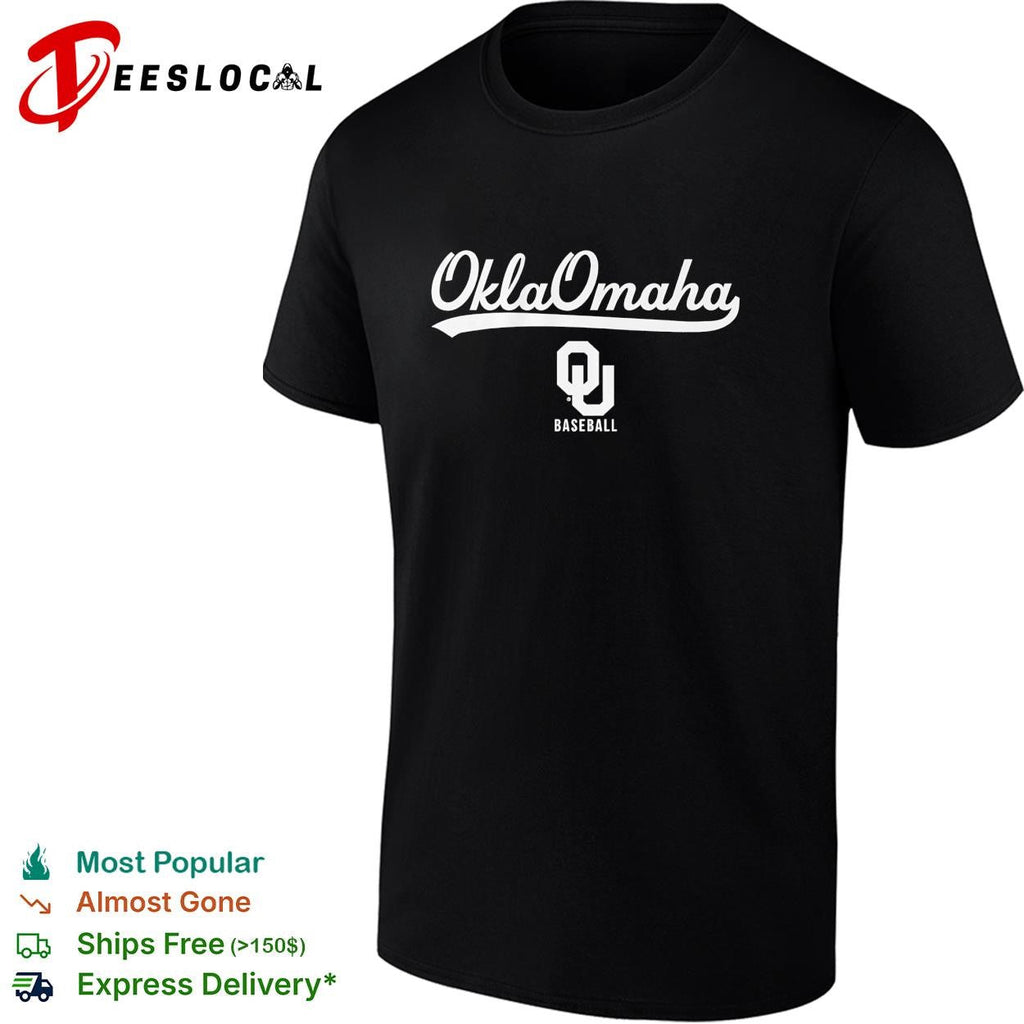 OklaOmaha Oklahoma Sooners baseball College World Series graphic shirt Unisex