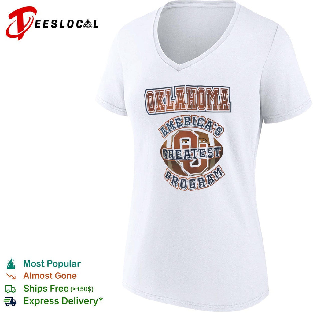 Oklahoma Americas Greatest Program University of Oklahoma Sooners football shirt Unisex