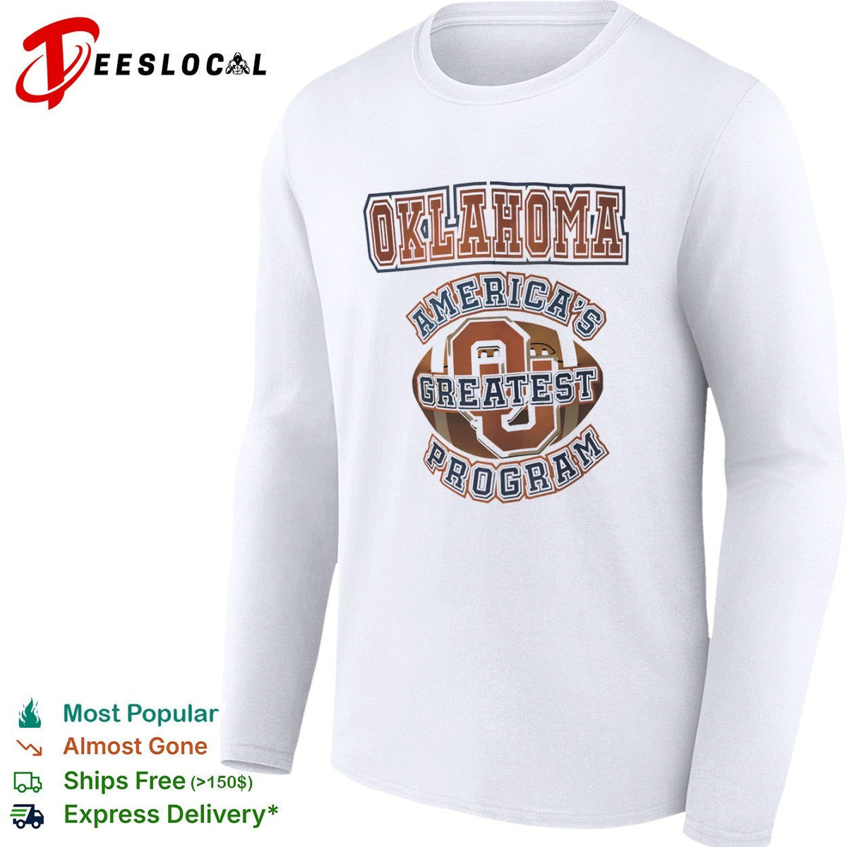 Oklahoma Americas Greatest Program University of Oklahoma Sooners football shirt Unisex