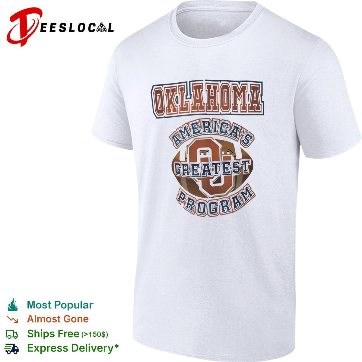 Oklahoma Americas Greatest Program University of Oklahoma Sooners football shirt Unisex