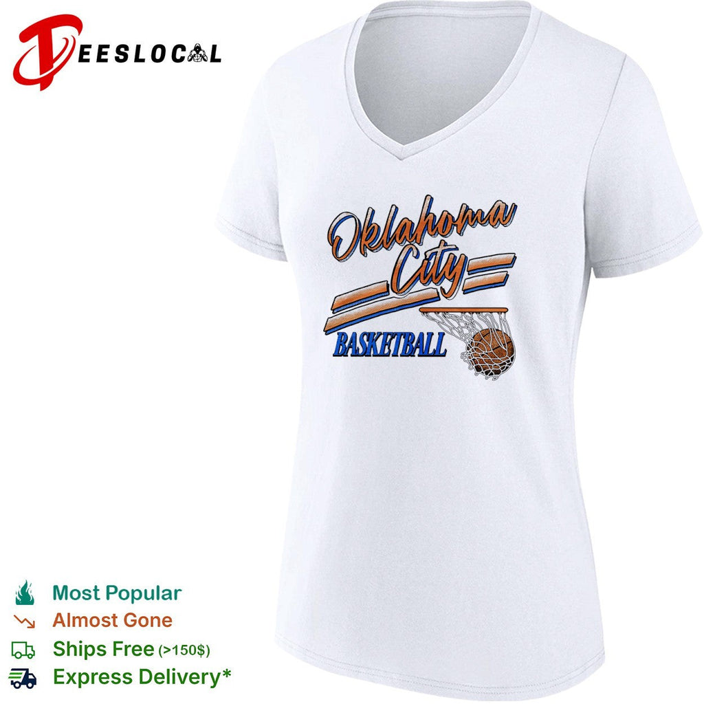 Oklahoma City Basketball featuring Oklahoma City and Basketball shirt Unisex