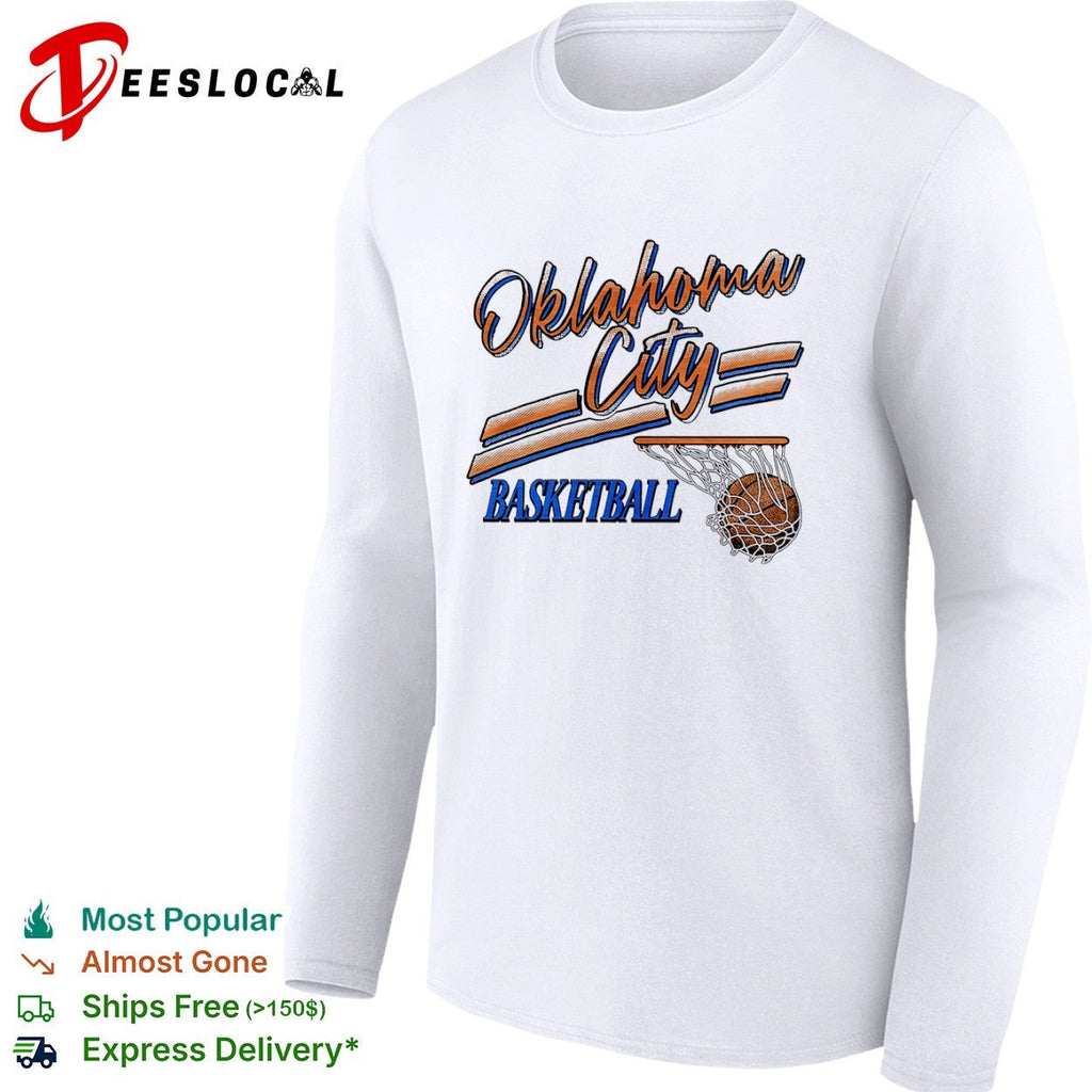 Oklahoma City Basketball featuring Oklahoma City and Basketball shirt Unisex