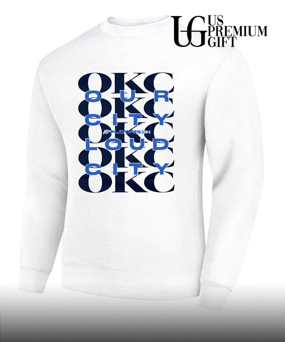 Oklahoma City Loud City Oklahoma City Thunder Playoffs 2026 shirt Unisex