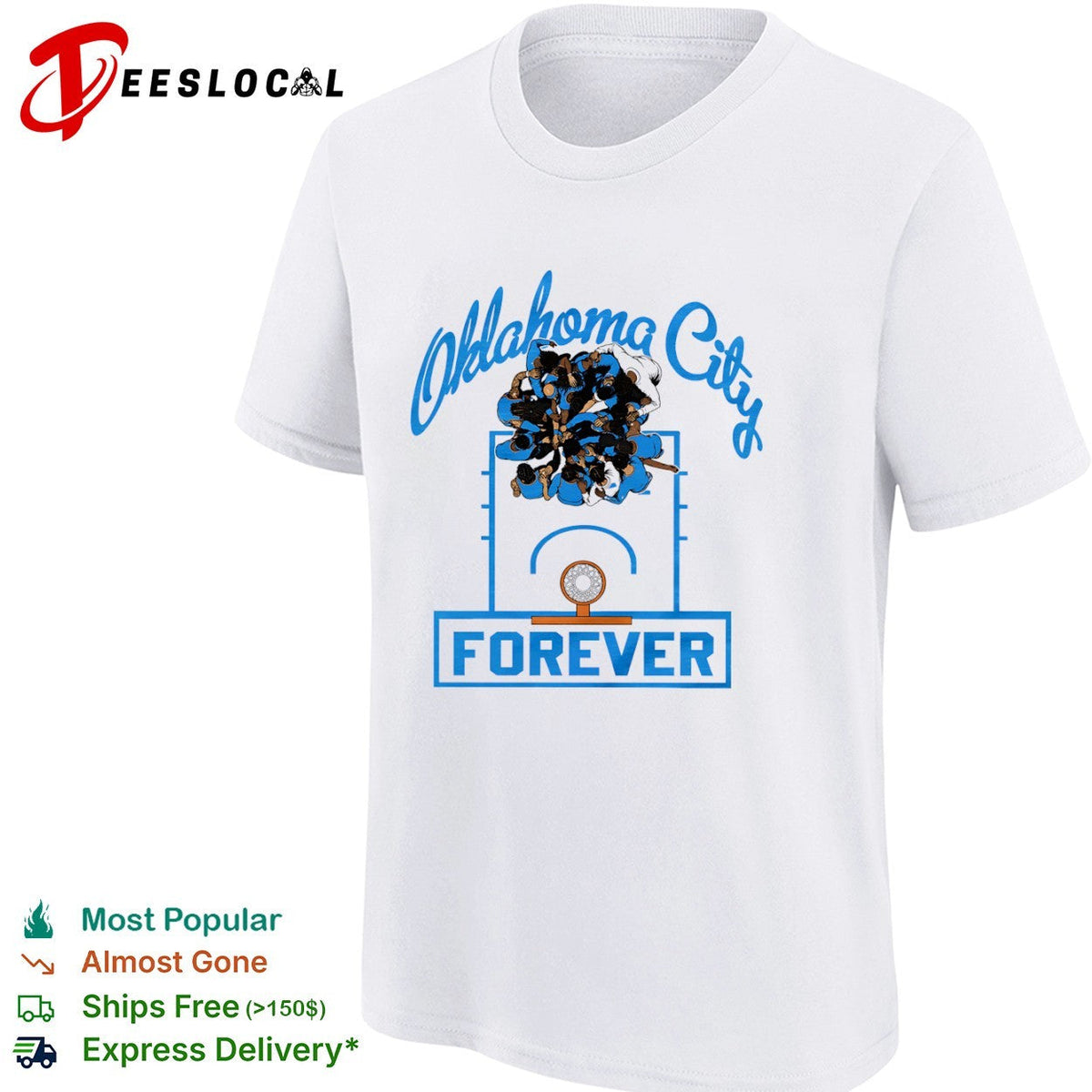 Oklahoma City Thunder Basketball Team Oklahoma City Forever Player Huddle shirt Unisex