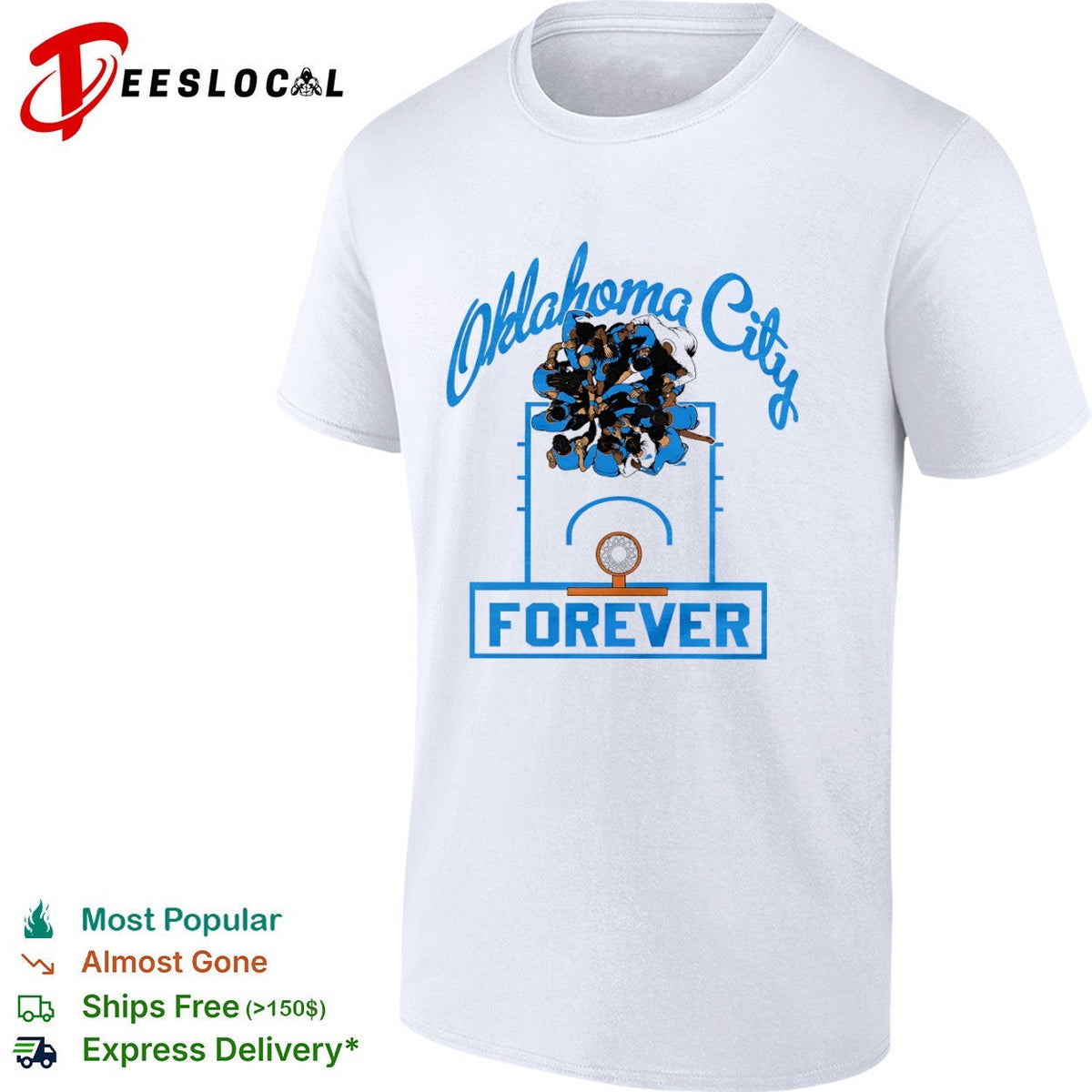 Oklahoma City Thunder Basketball Team Oklahoma City Forever Player Huddle shirt Unisex