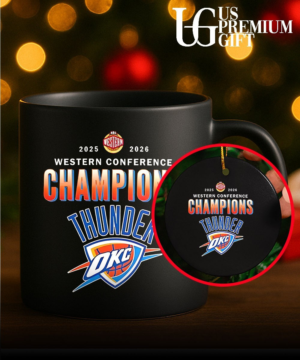 Oklahoma City Thunder Finals Western Conference Champions 2025-2026 retro shirt Unisex