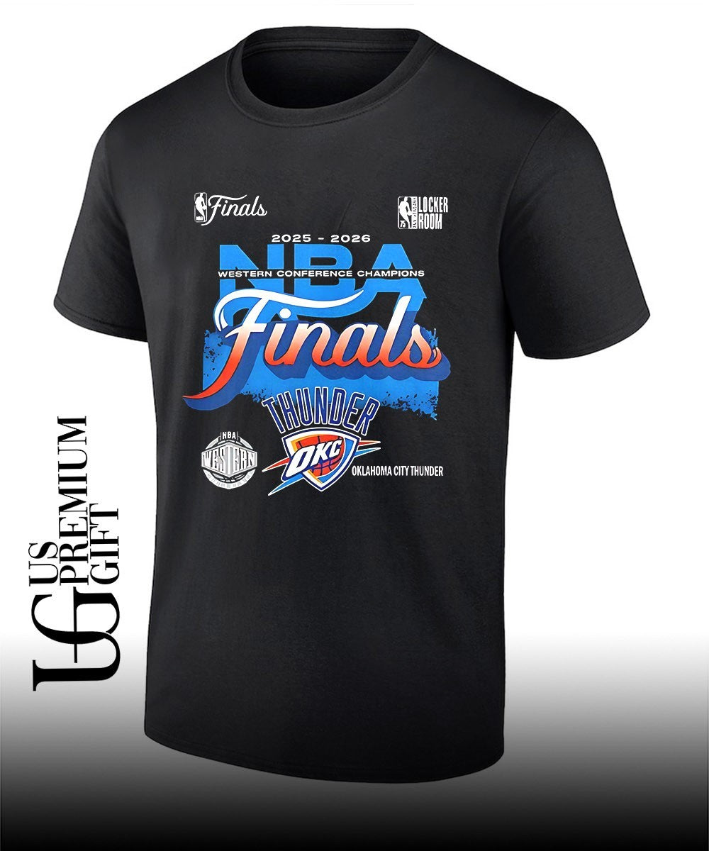 Oklahoma City Thunder Finals Western Conference Champions 2026 Locker Room shirt Unisex