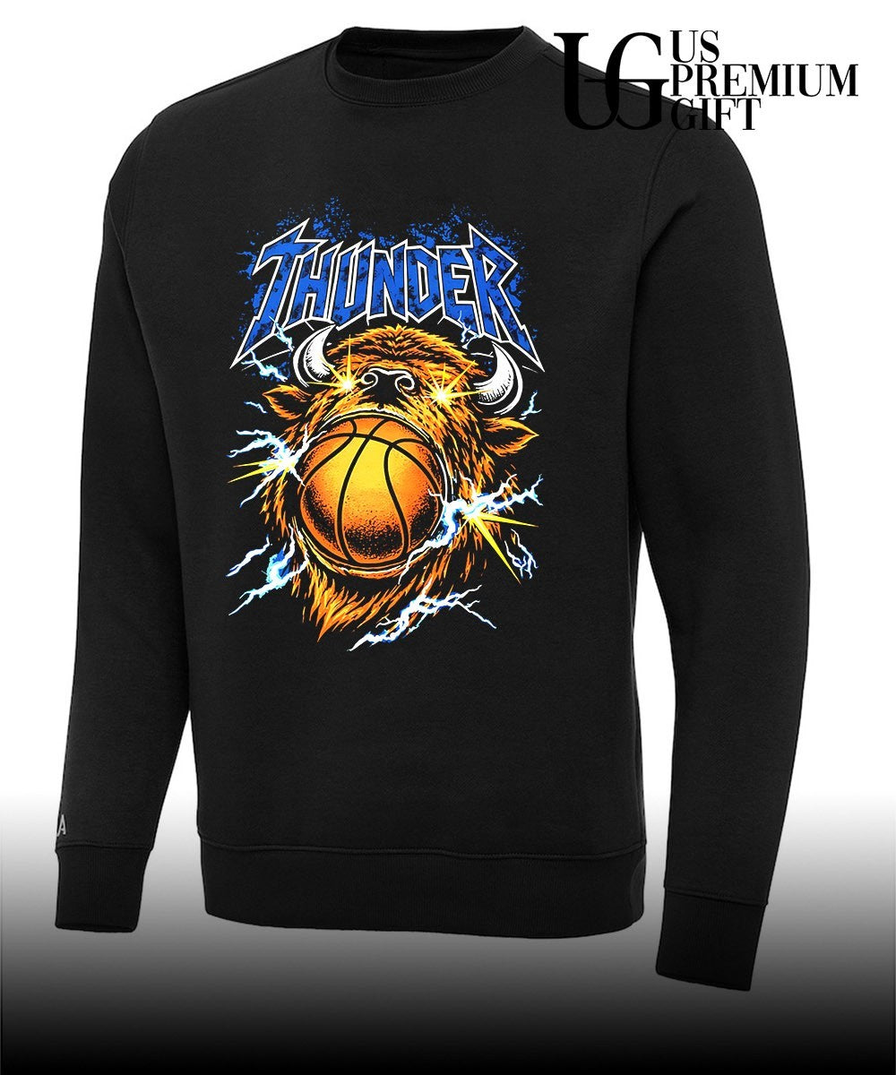 Oklahoma City Thunder NBA Basketball Bison Thunder shirt Unisex