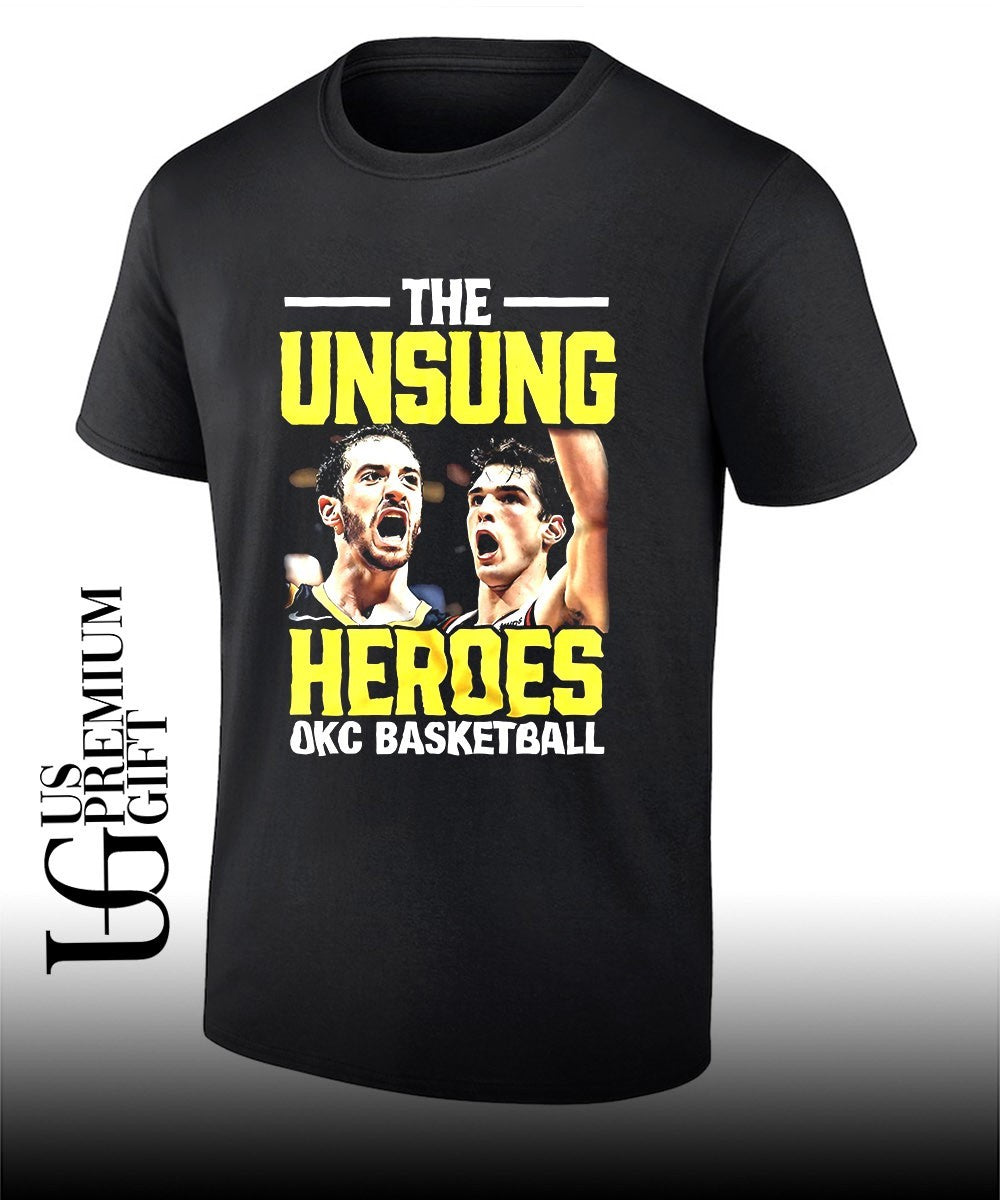 Oklahoma City Thunder NBA the unsung heroes OKC basketball shirt Unisex