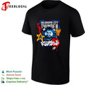 Oklahoma City Thunder Rumble the Bison mascot basketball illustration graphic shirt Unisex