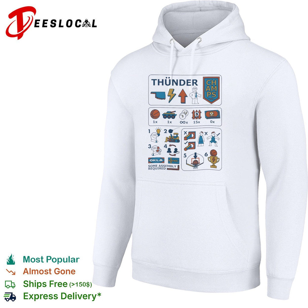 Oklahoma City Thunder Sam Presti Some Assembly Required Parody NBA Basketball shirt Unisex