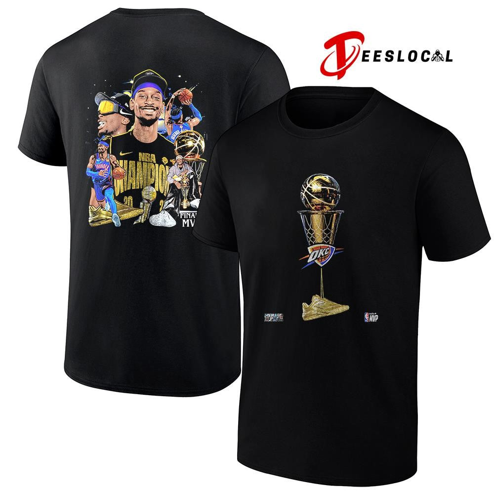 Oklahoma City Thunder Shai Gilgeous Alexander SGA finals MVP trophy shirt Unisex