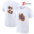 Oklahoma City Thunder Shai Gilgeous Alexander energetic athletic portrait caricature graphic shirt