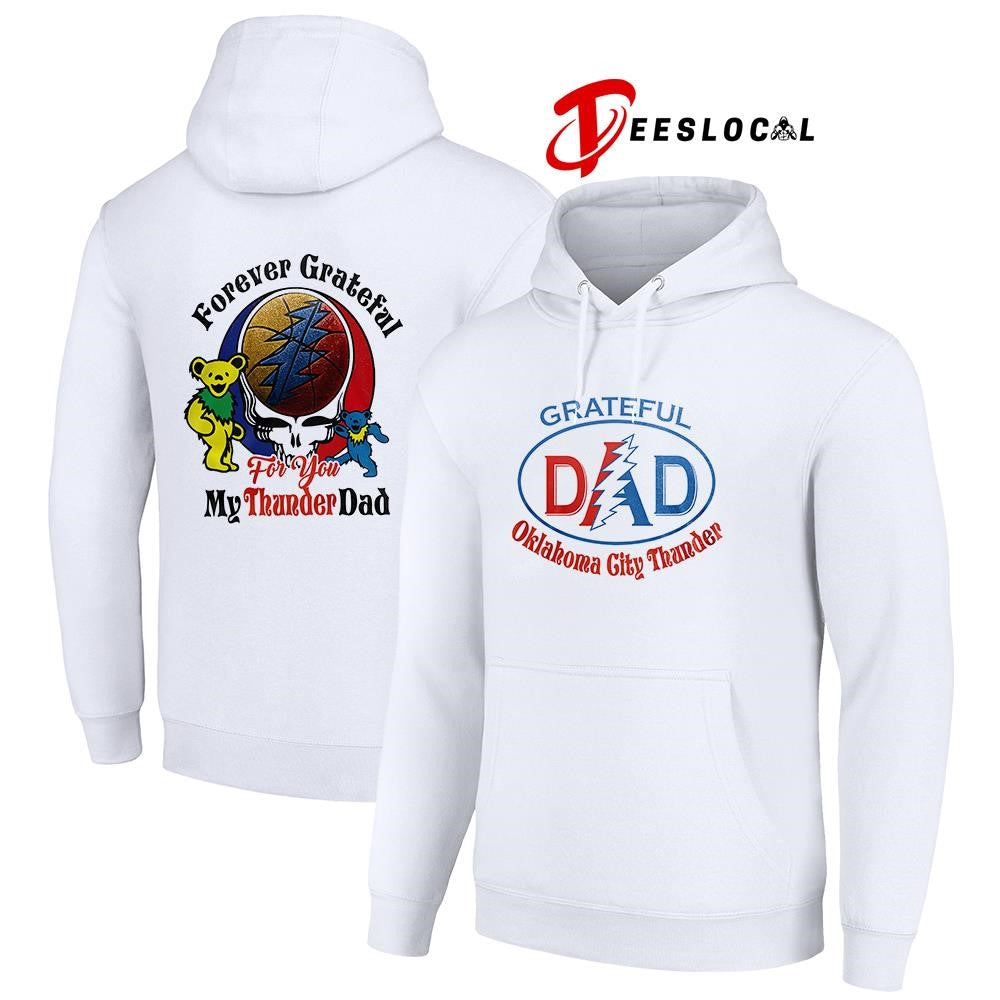 Oklahoma City Thunder x Grateful Dead Father Day forever Grateful logo shirt Unisex