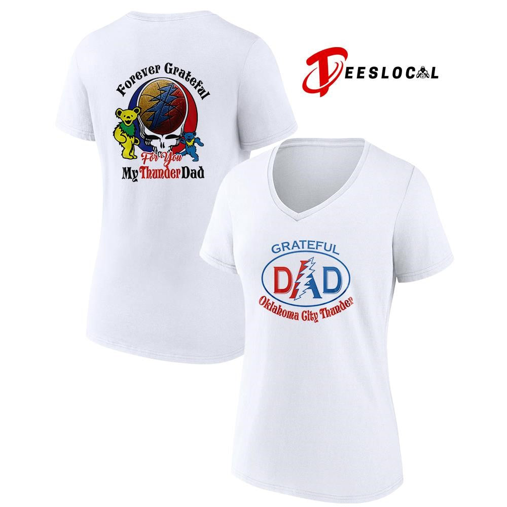 Oklahoma City Thunder x Grateful Dead Father Day forever Grateful logo shirt Unisex