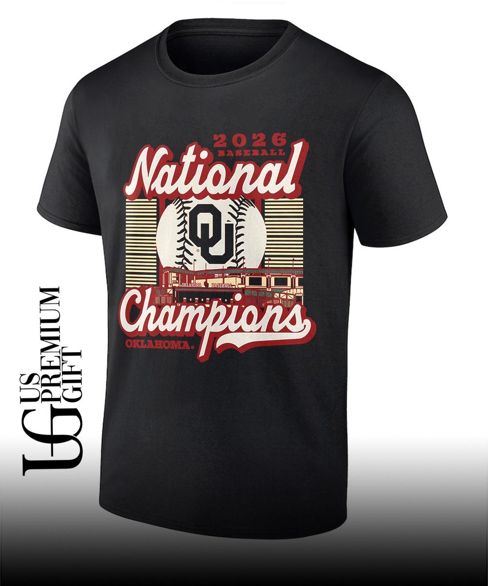 Oklahoma Sooners 2026 Baseball National Champions Oklahoma shirt Unisex