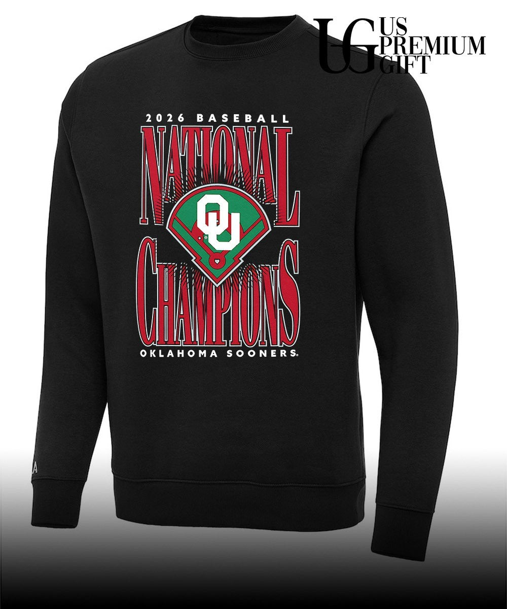 Oklahoma Sooners 2026 Baseball National Champions Shirt Unisex