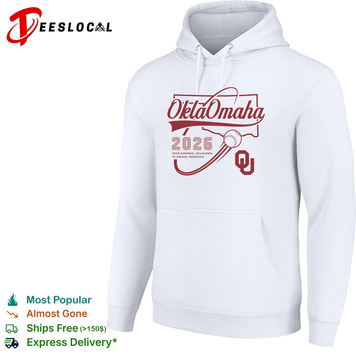 Oklahoma Sooners 2026 From Norman Oklahoma To Omaha Nebraska University Of Oklahoma Shirt Unisex