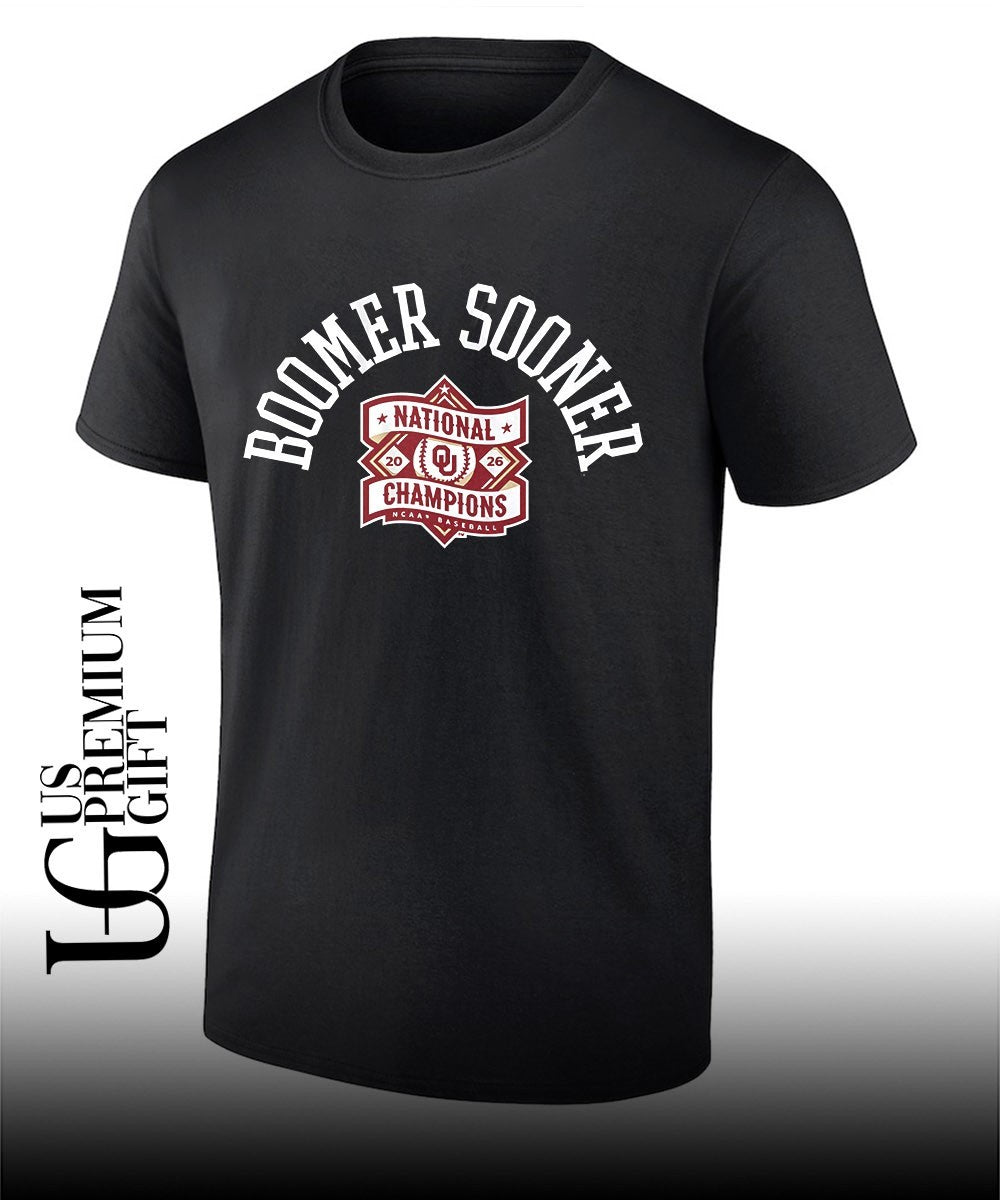 Oklahoma Sooners 2026 NCAA Baseball National Champions Boomer Sooner shirt Unisex