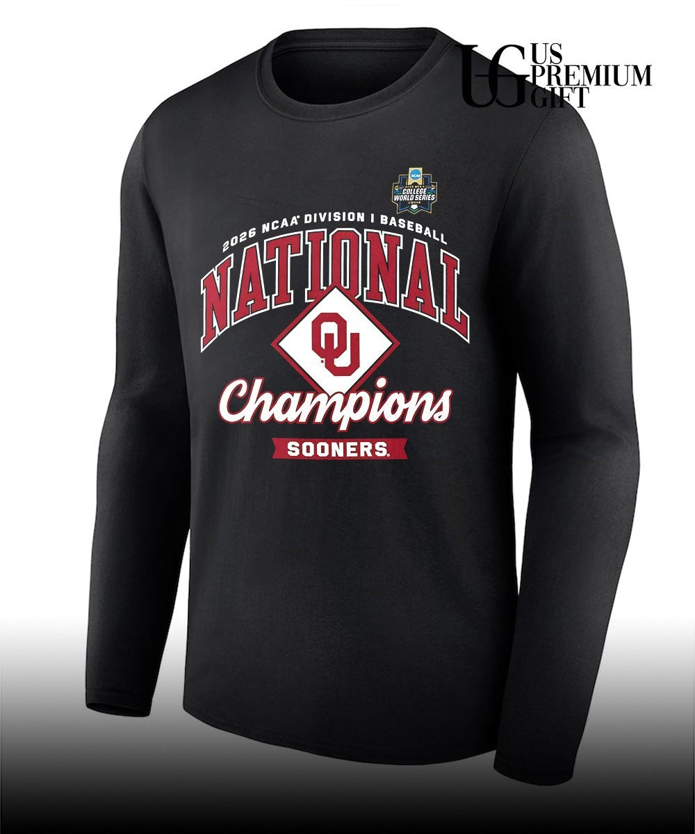Oklahoma Sooners 2026 NCAA Division I Baseball National Champions shirt Unisex