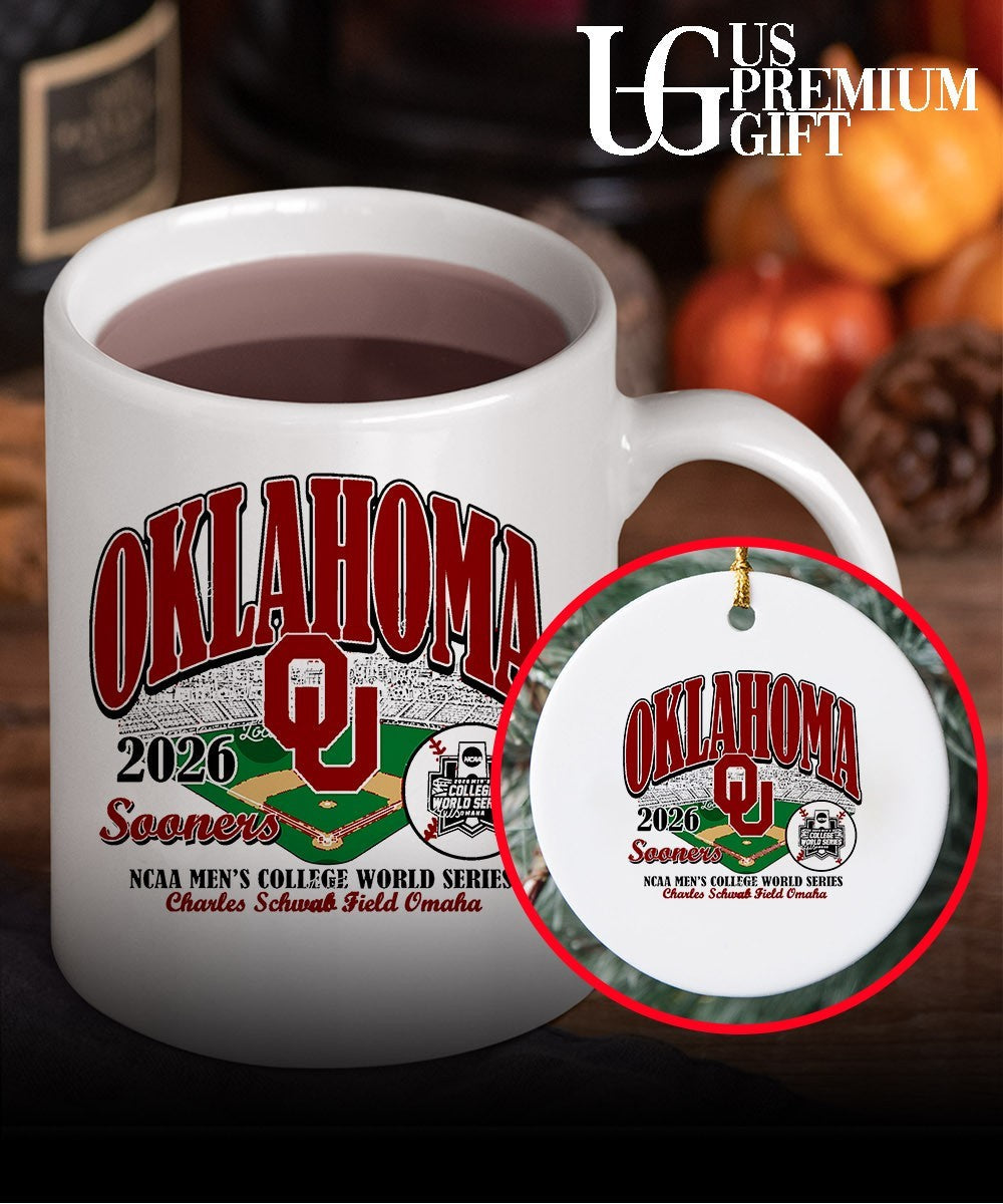 Oklahoma Sooners 2026 NCAA Men’s College World Series Charles Schwab Field shirt Unisex