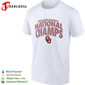 Oklahoma Sooners 2026 NCAA baseball national champs striped shirt Unisex
