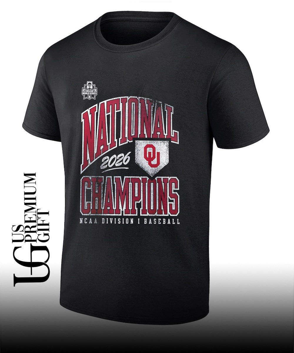 Oklahoma Sooners 2026 National Champions NCAA Division I Baseball shirt Unisex