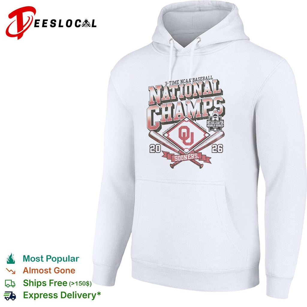 Oklahoma Sooners 3 Time NCAA Baseball National Champs Charles Schwab Field Omaha shirt Unisex
