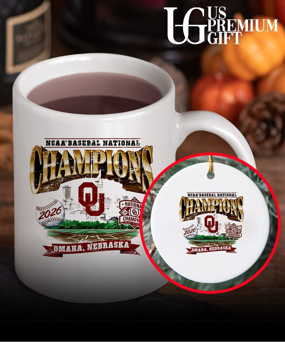 Oklahoma Sooners Baseball NCAA National Champions 2026 Omaha Nebraska shirt Unisex