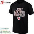 Oklahoma Sooners Just Getting Started NCAA Baseball Logo shirt Unisex