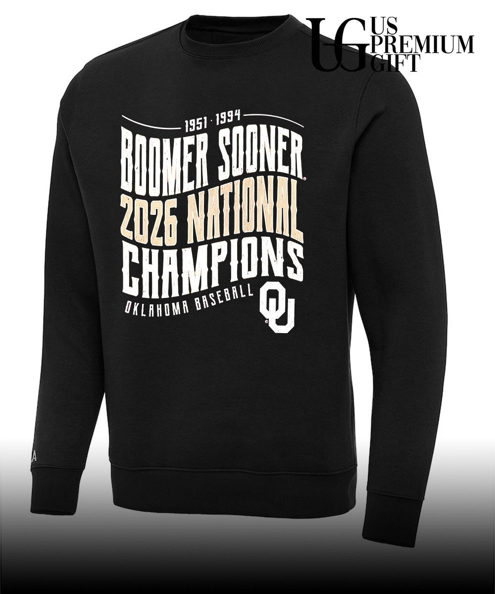 Oklahoma Sooners NCAA Baseball 1951 1994 Boomer Sooner 2026 National Champions shirt Unisex