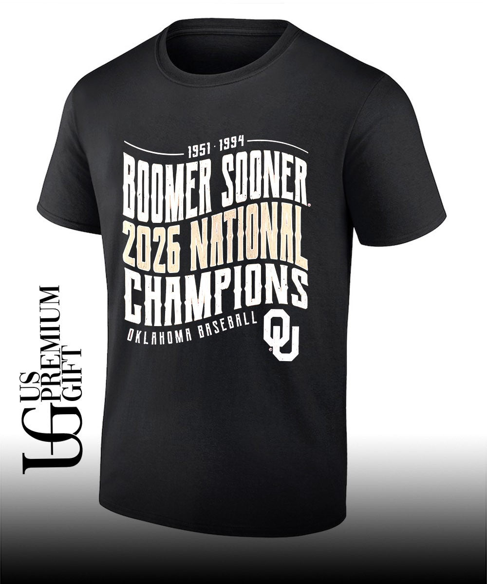 Oklahoma Sooners NCAA Baseball 1951 1994 Boomer Sooner 2026 National Champions shirt Unisex