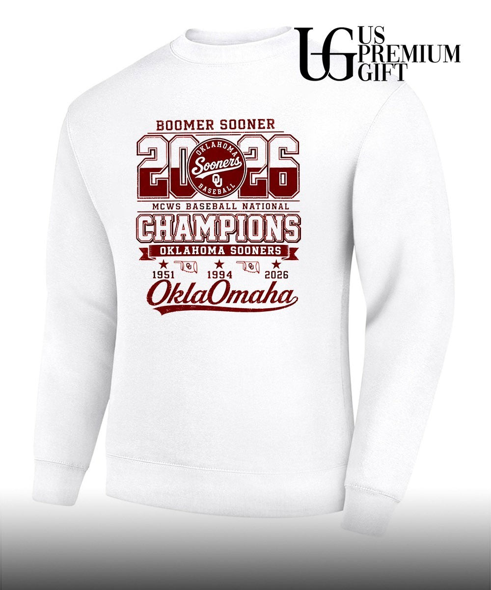 Oklahoma Sooners NCAA Baseball Boomer Sooner 2026 MCWS National Champions shirt Unisex