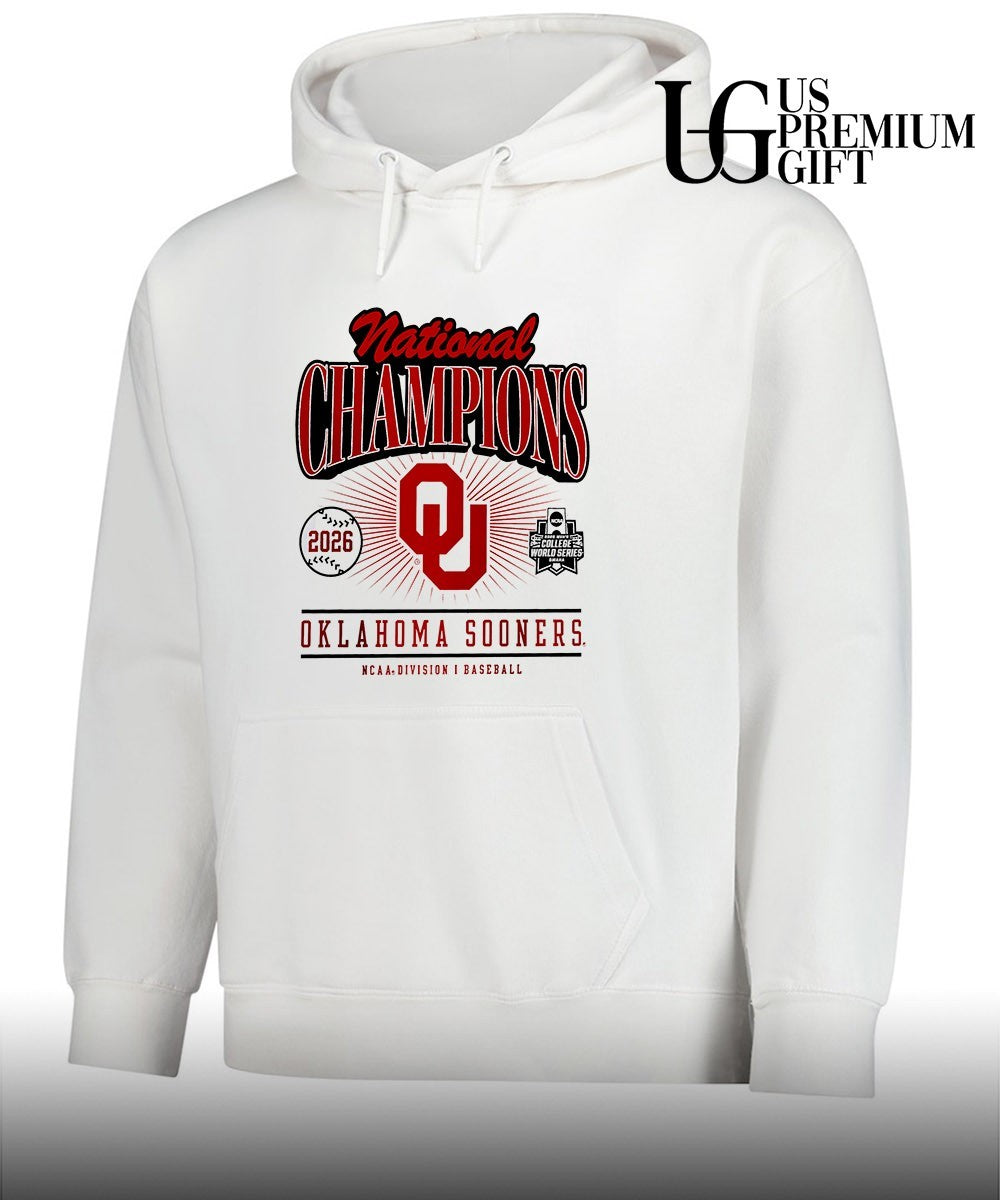 Oklahoma Sooners NCAA Baseball National Champions 2026 Men’s College World Series shirt Unisex