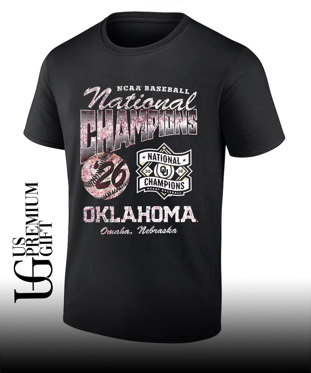 Oklahoma Sooners NCAA Baseball National Champions 2026 Omaha Nebraska shirt Unisex